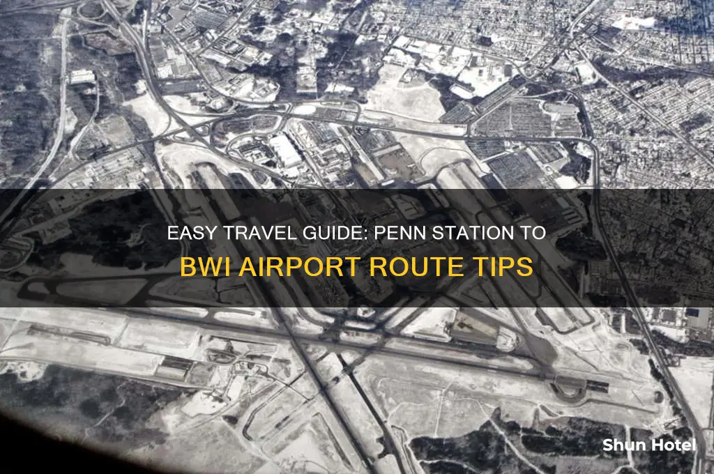 how to get to bwi airport from penn station