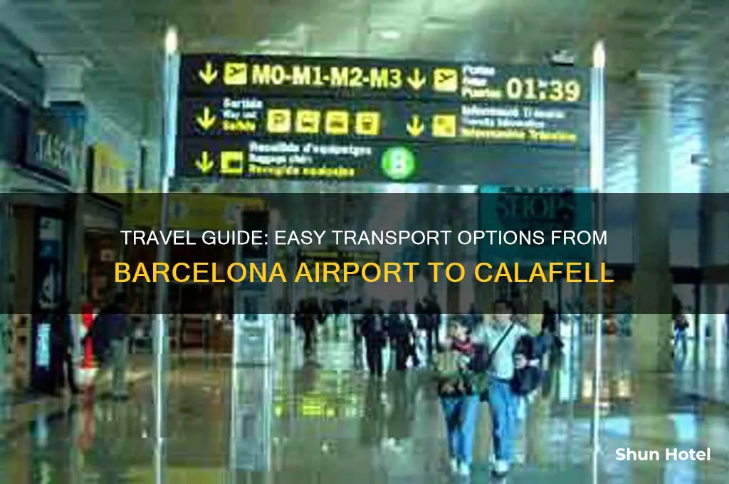 how to get to calafell from barcelona airport