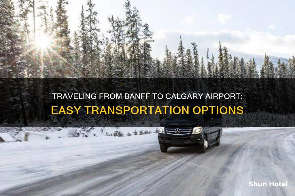 how to get to calgary airport from banff
