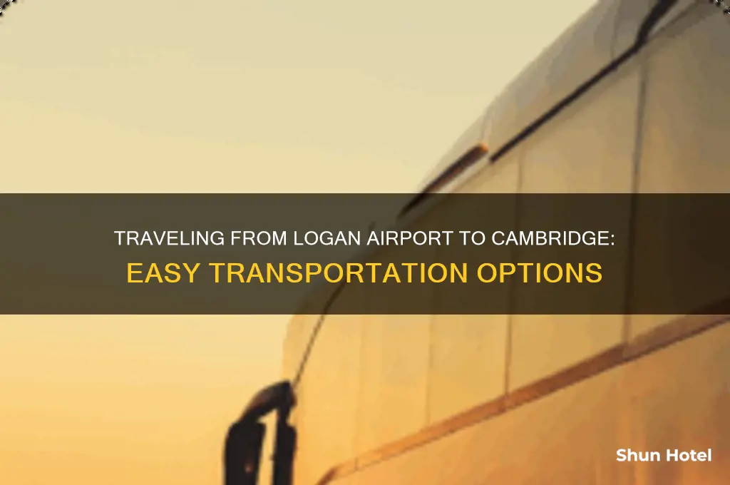 how to get to cambridge from logan airport