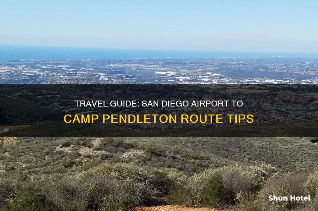 how to get to camp pendleton from san diego airport