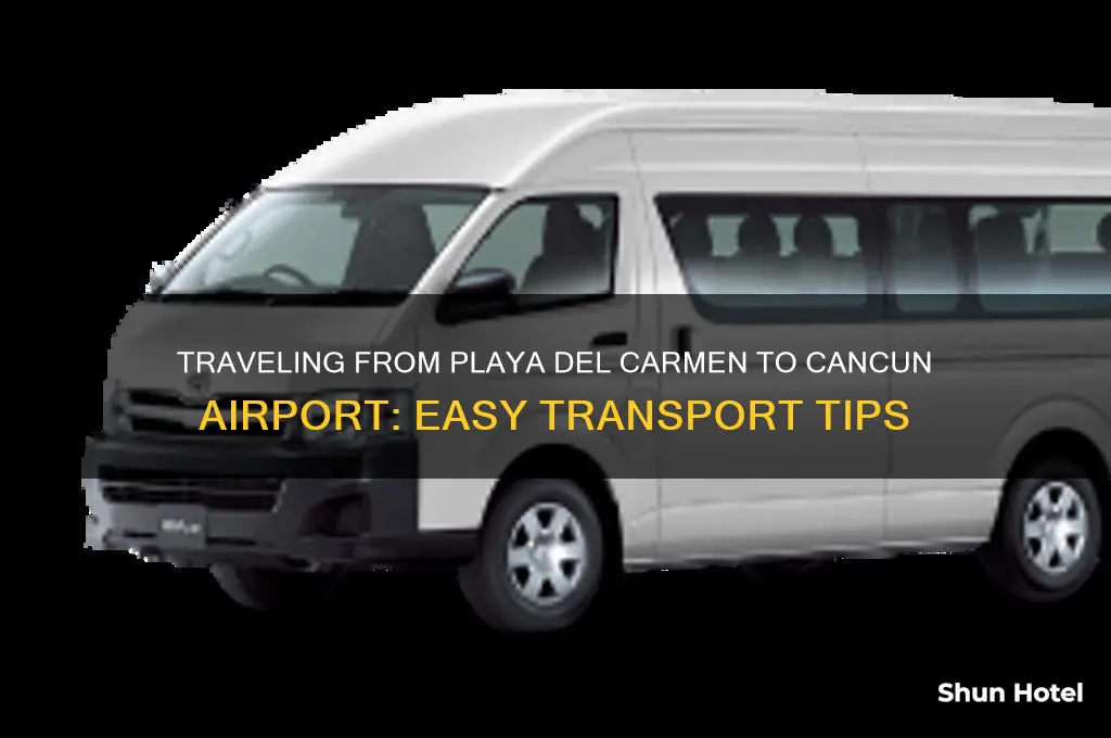 how to get to cancun airport from playa del carmen