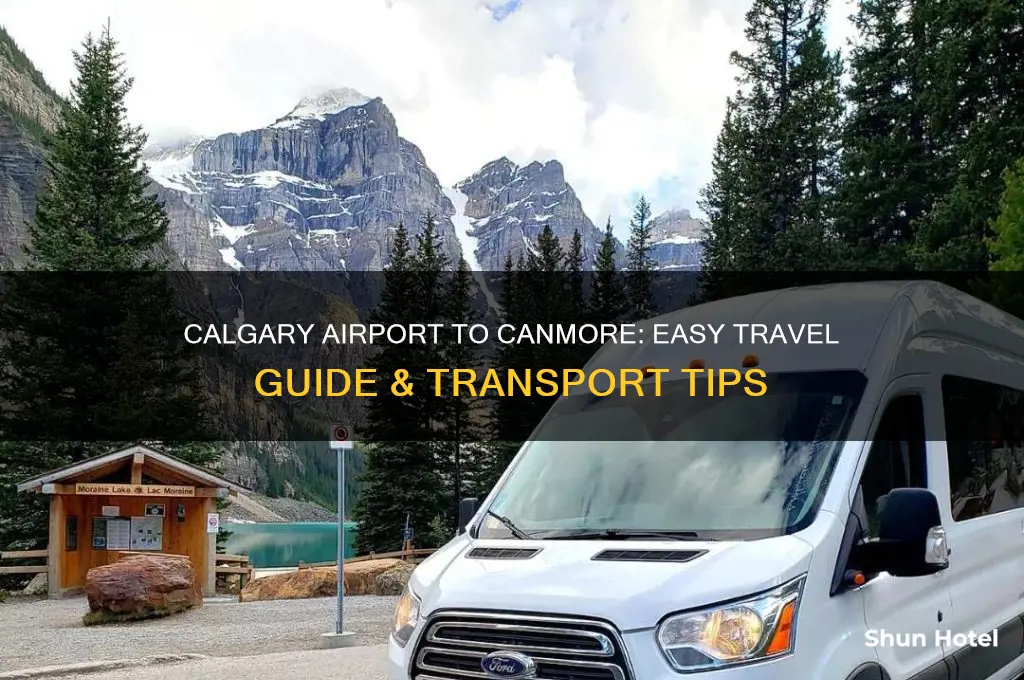how to get to canmore from calgary airport