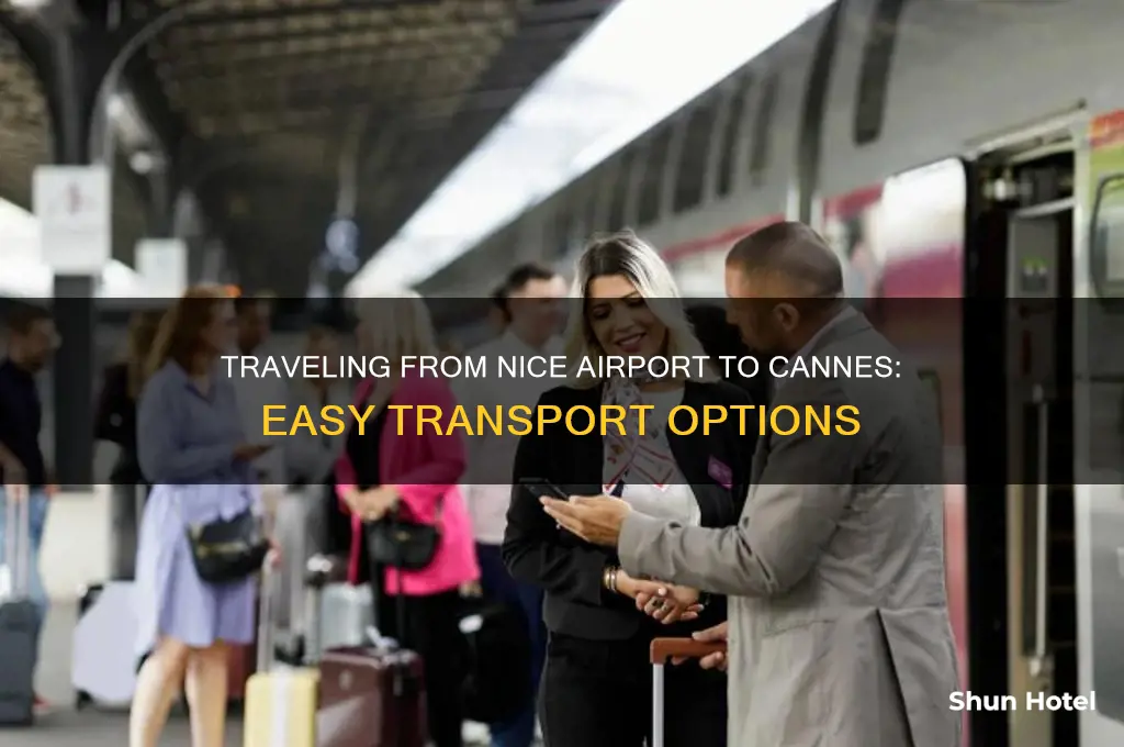 how to get to cannes from nice airport