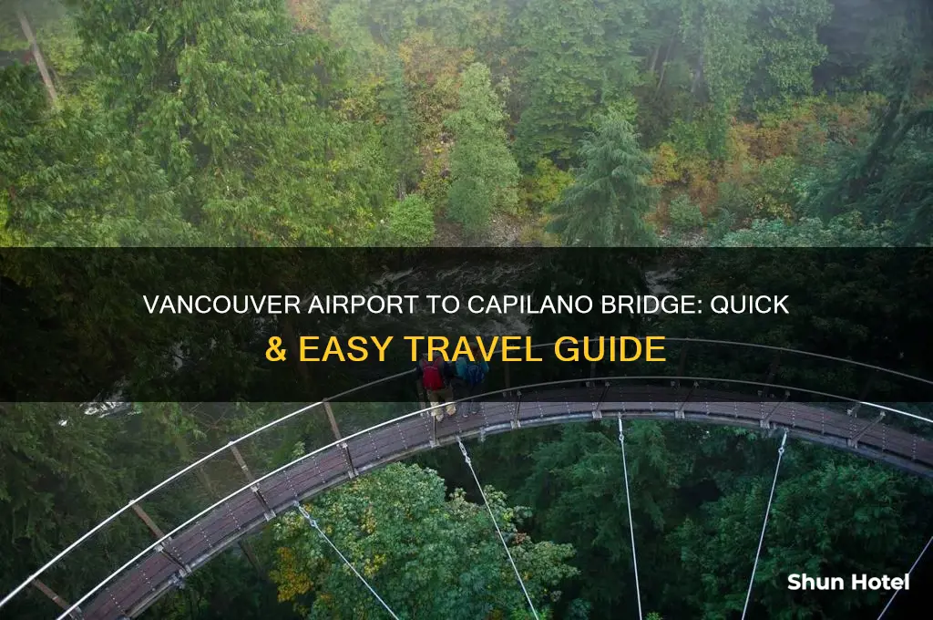 how to get to capilano bridge from vancouver airport