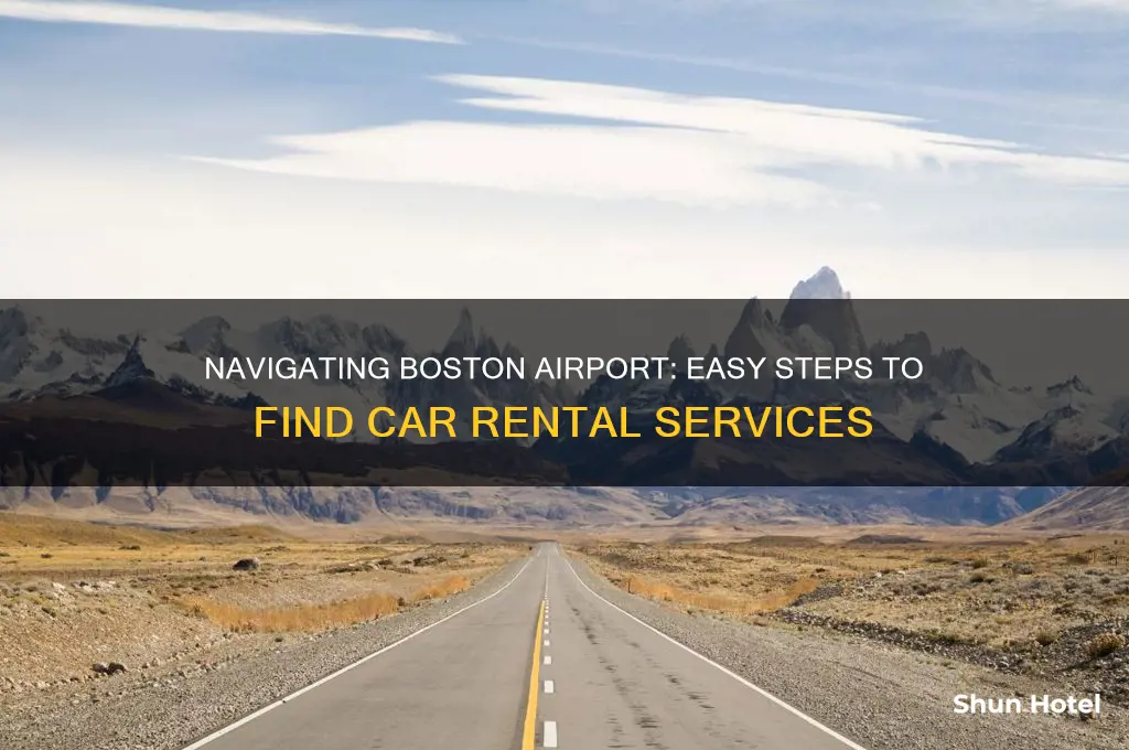 how to get to car rental at boston airport
