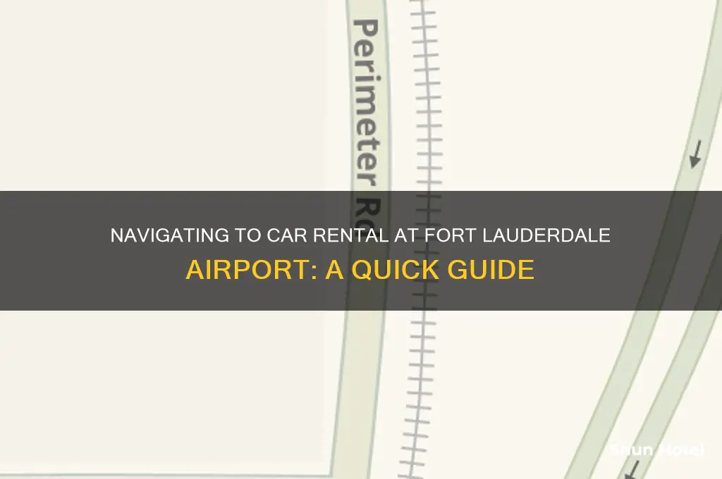 how to get to car rental at fort lauderdale airport