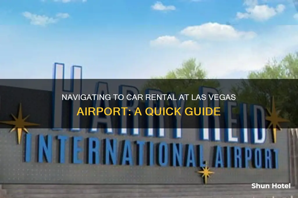 how to get to car rental at las vegas airport