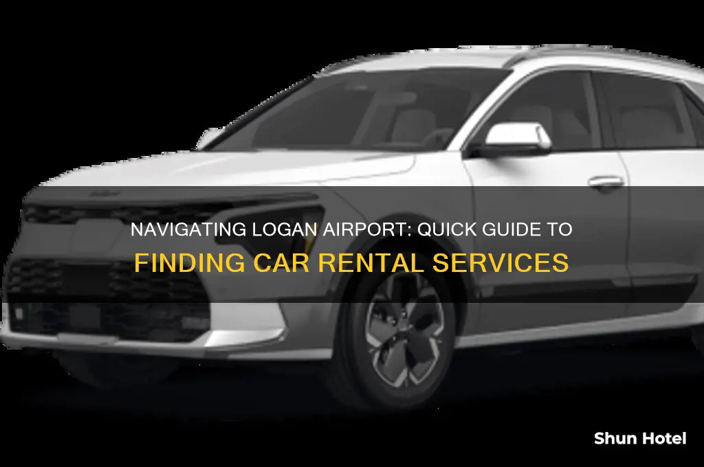 how to get to car rental at logan airport