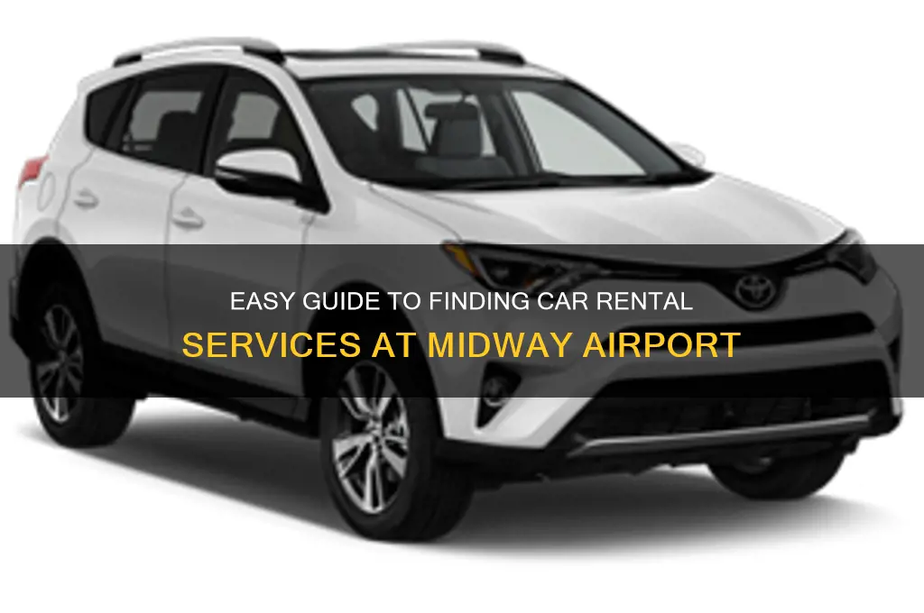 how to get to car rental at midway airport