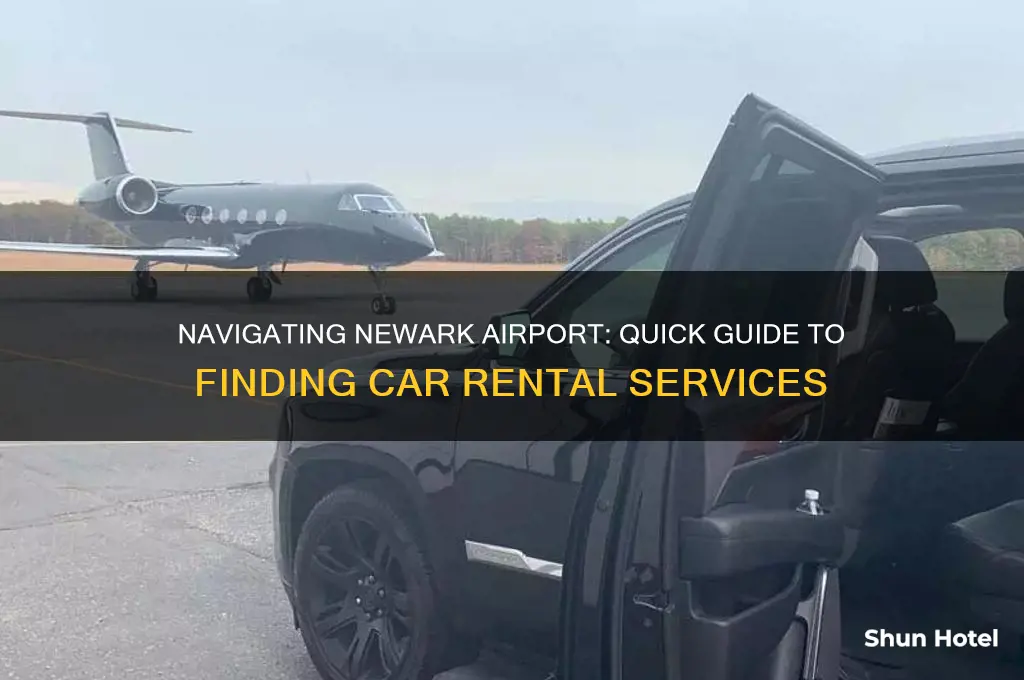 how to get to car rental at newark airport