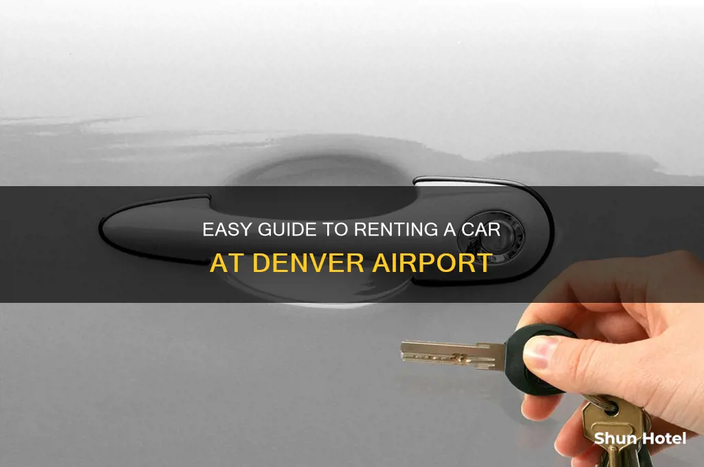 how to get to car rental denver airport