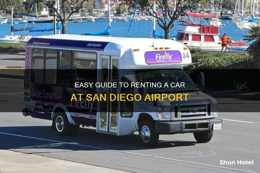 how to get to car rental san diego airport