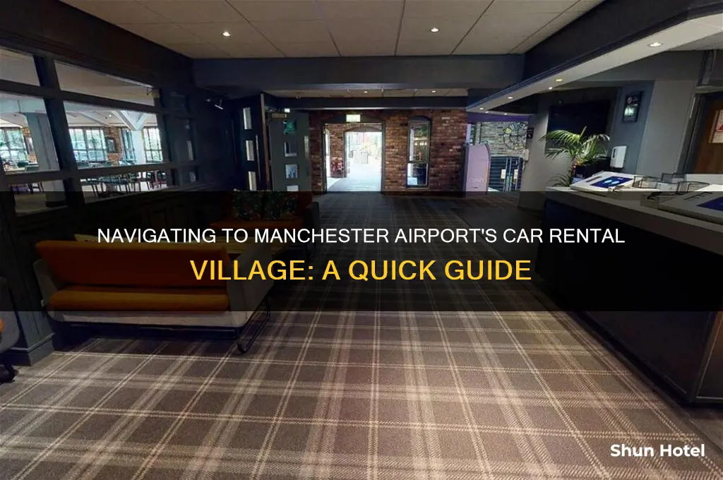how to get to car rental village manchester airport