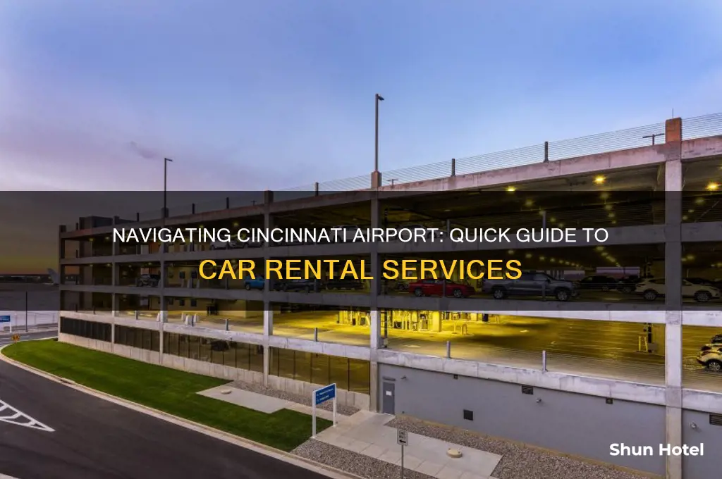 how to get to car rentals at cincinatti airport