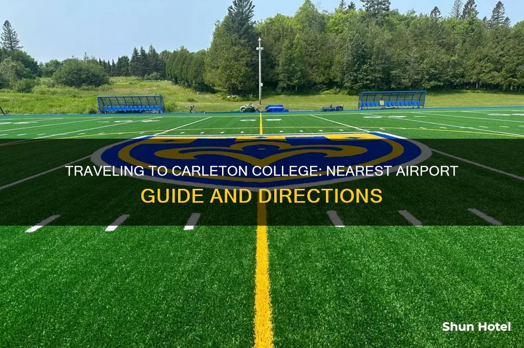 how to get to carleton college from nearest airport