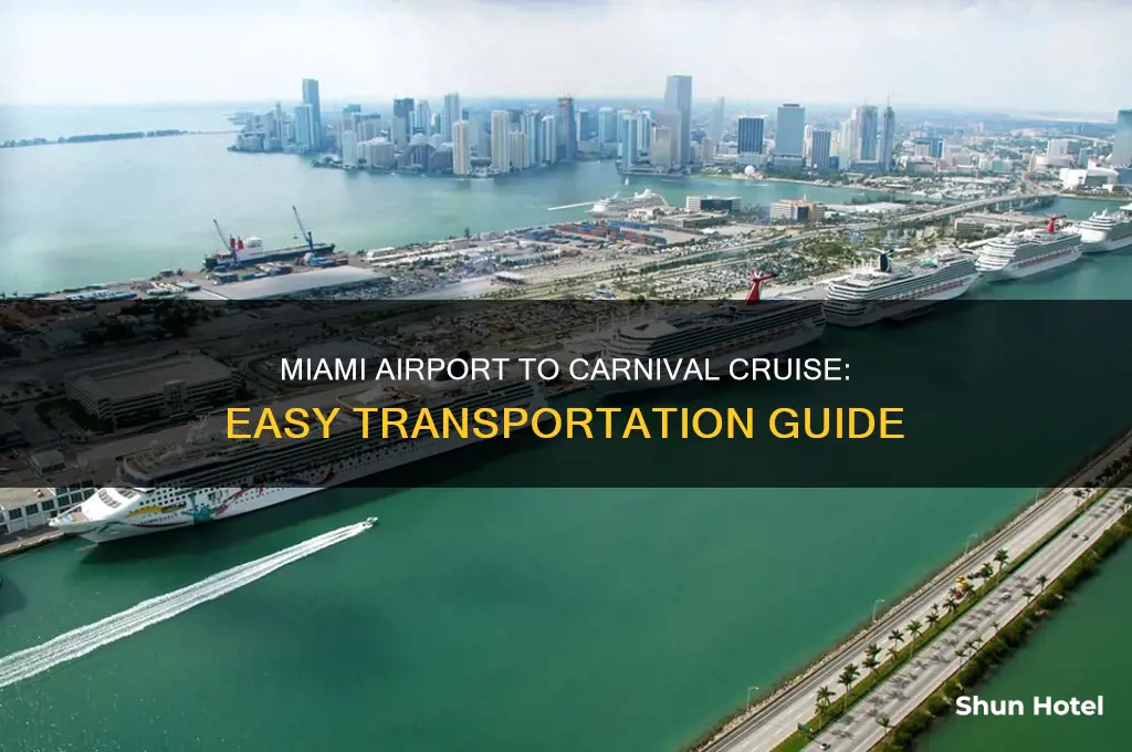 how to get to carnival cruise from miami airport