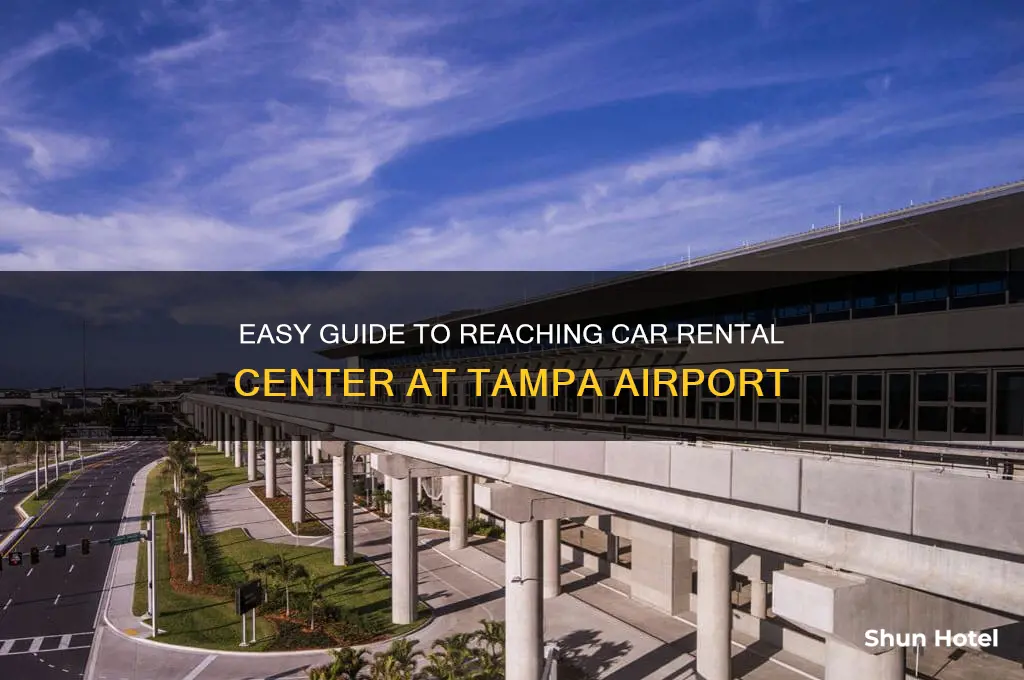 how to get to carvrental center tampa airport