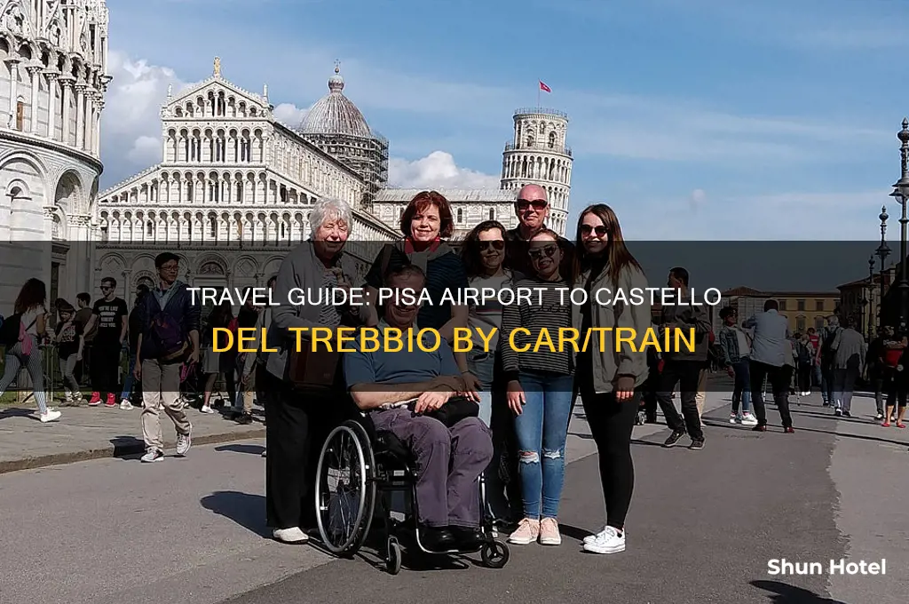 how to get to castello del trevvio from pisa airport