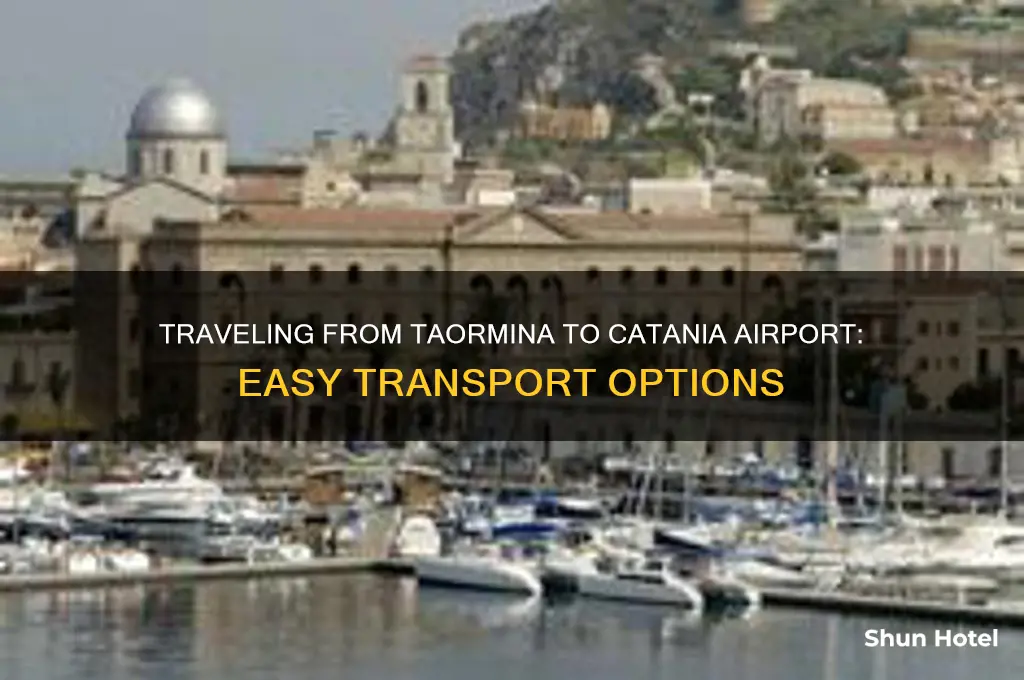 how to get to catania airport from taormina