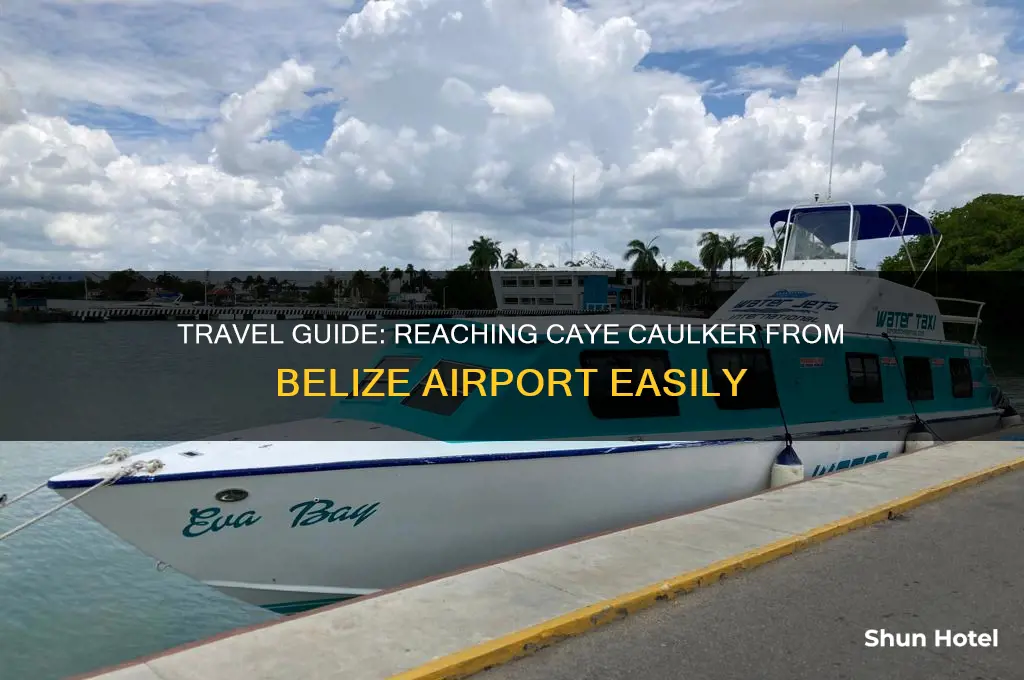 how to get to caye caulker from airport