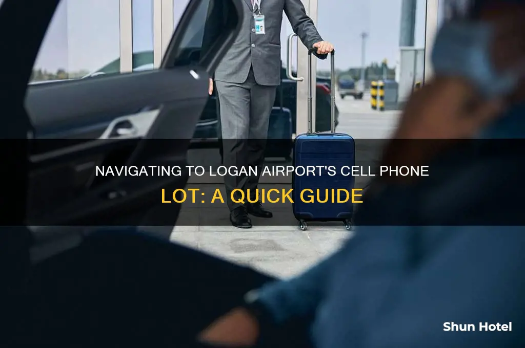 how to get to cell phone lot at logan airport