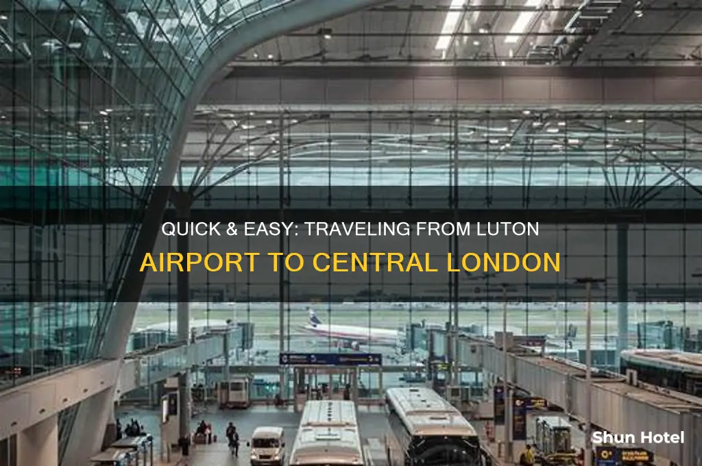 how to get to central london from luton airport