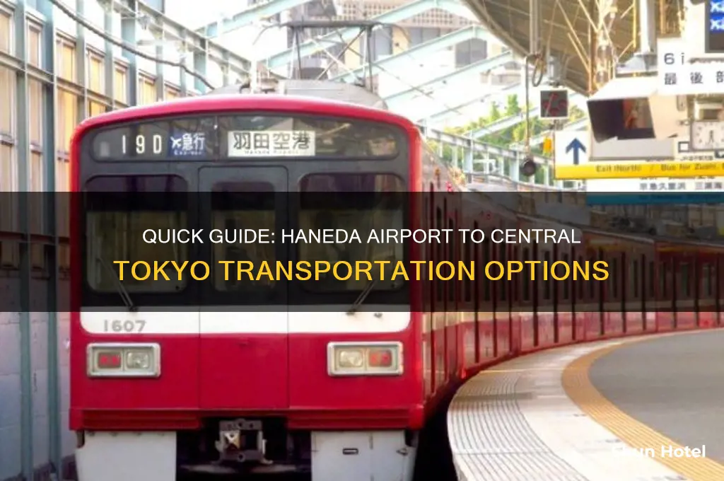how to get to central tokyo from haneda airport