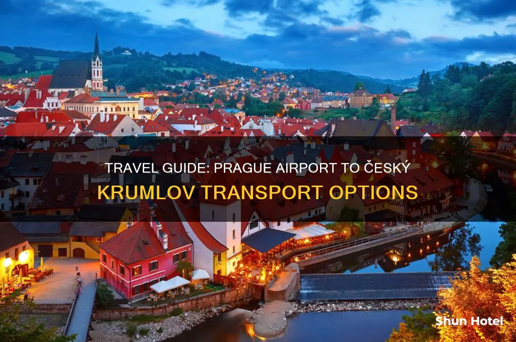 how to get to cesky krumlov from prague airport