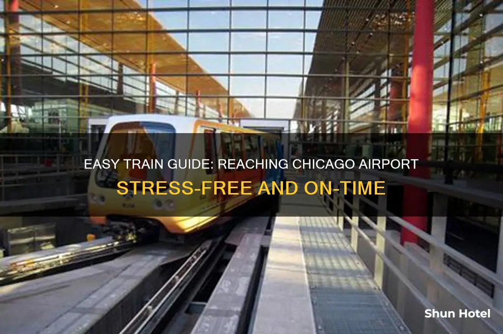 how to get to chicago airport by train
