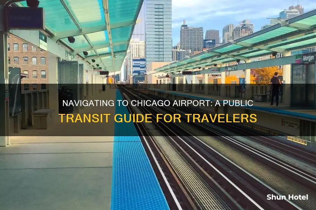 how to get to chicago airport via public transit