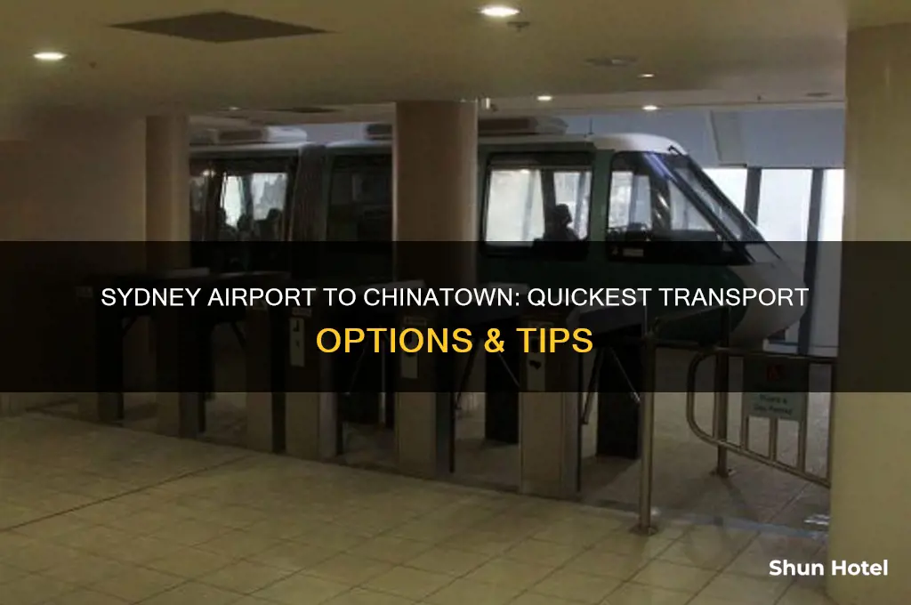 how to get to chinatown from sydney airport