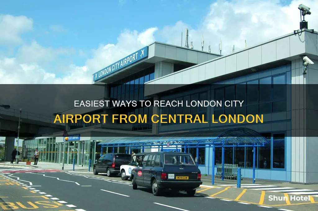 how to get to city airport from london