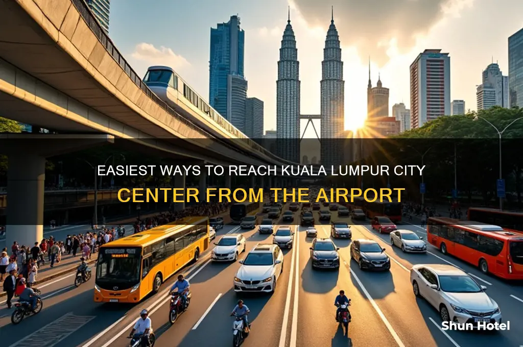 how to get to city center from kuala lumpur airport