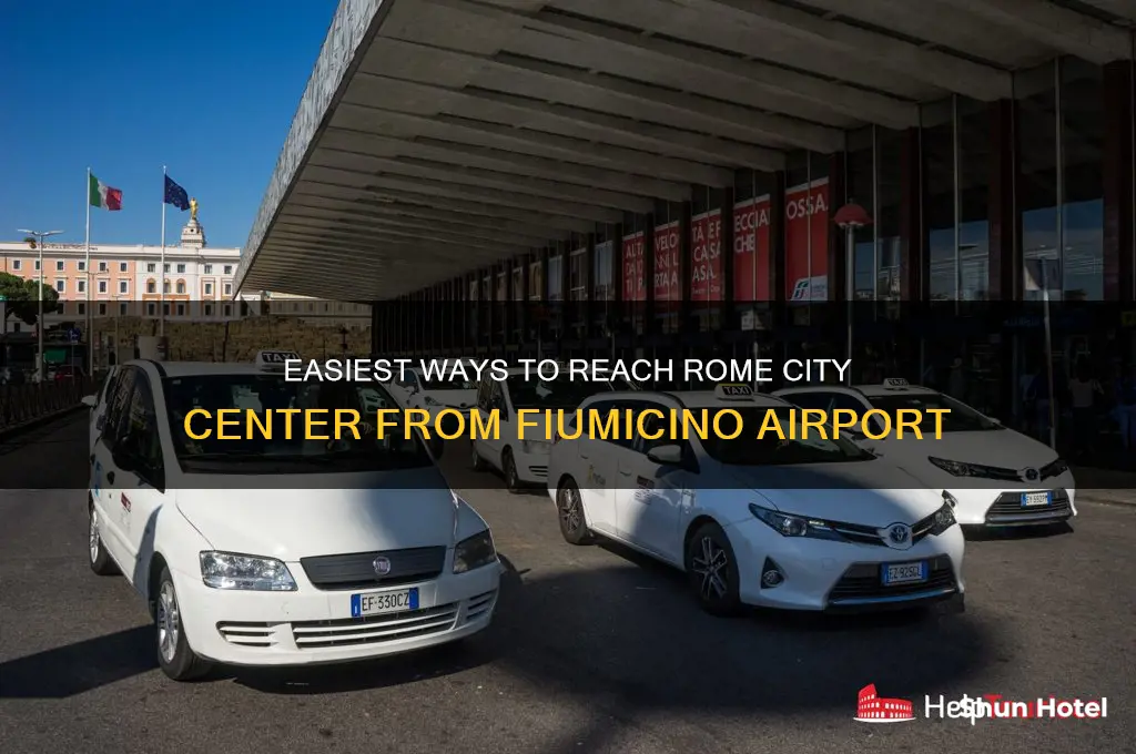 how to get to city center from rome airport