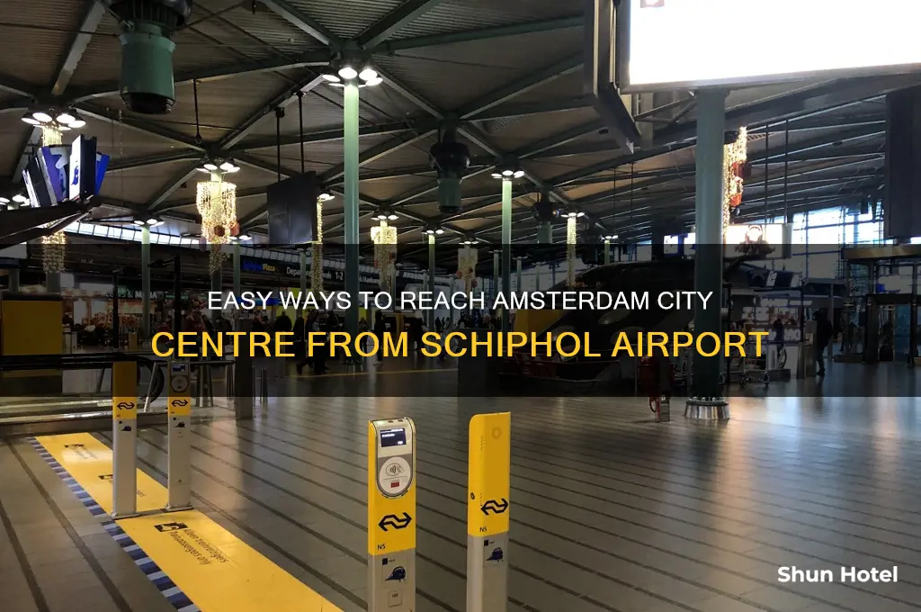 how to get to city centre from amsterdam airport