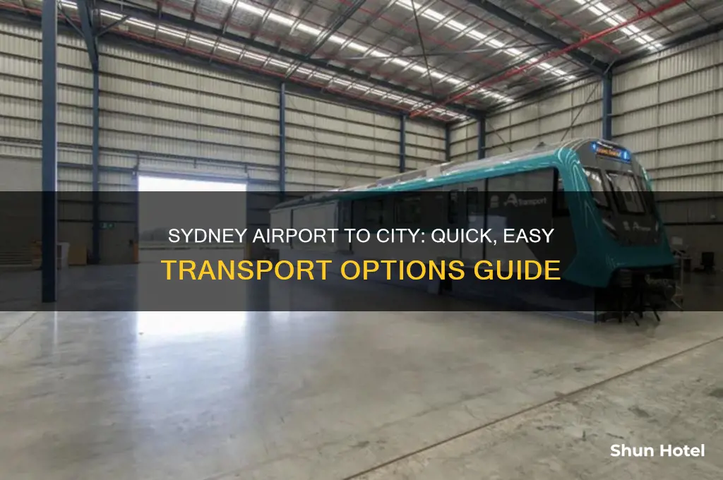 how to get to city from sydney airport