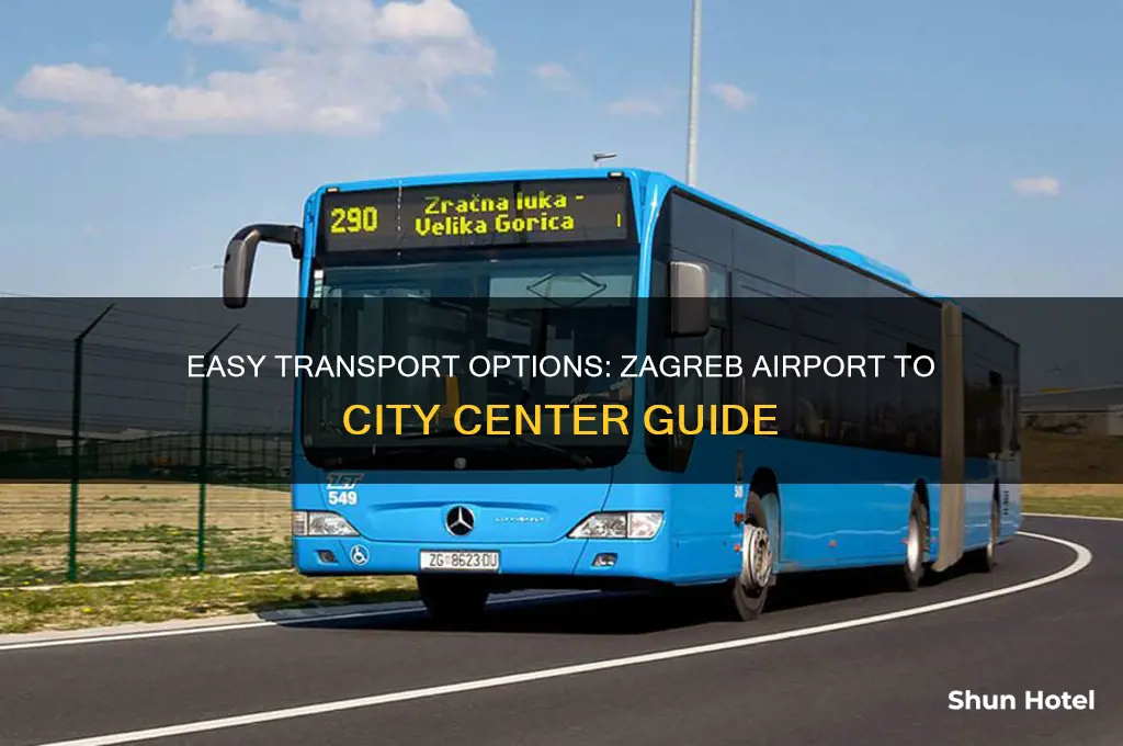 how to get to city from zagreb airport