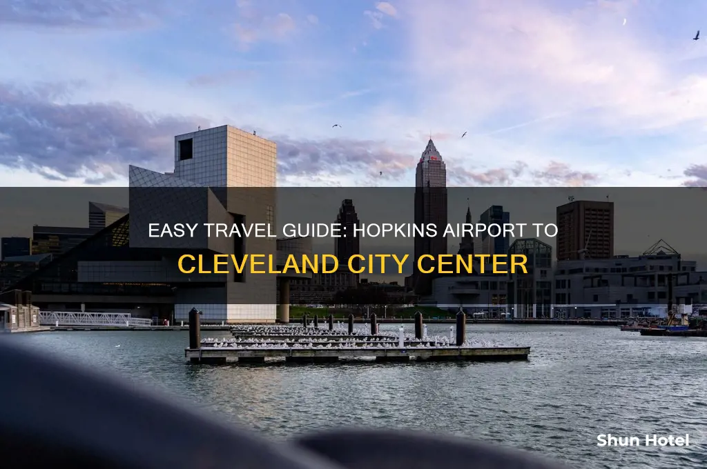 how to get to city of cleveland from hopkins airport