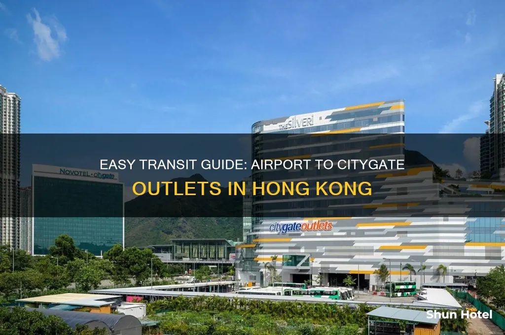 how to get to citygate outlets from airport