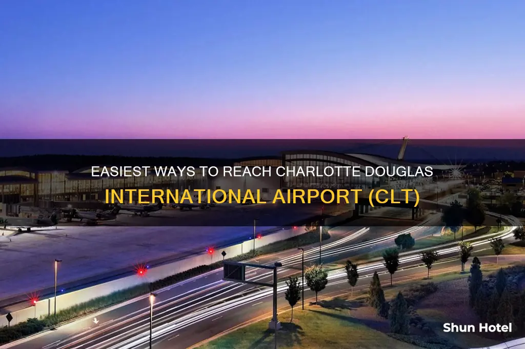 how to get to clt airport