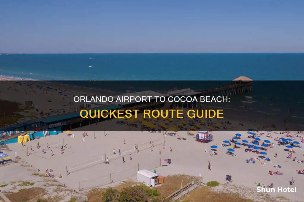 how to get to cocoa beach from orlando airport