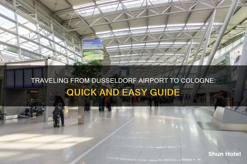 how to get to cologne from dusseldorf airport