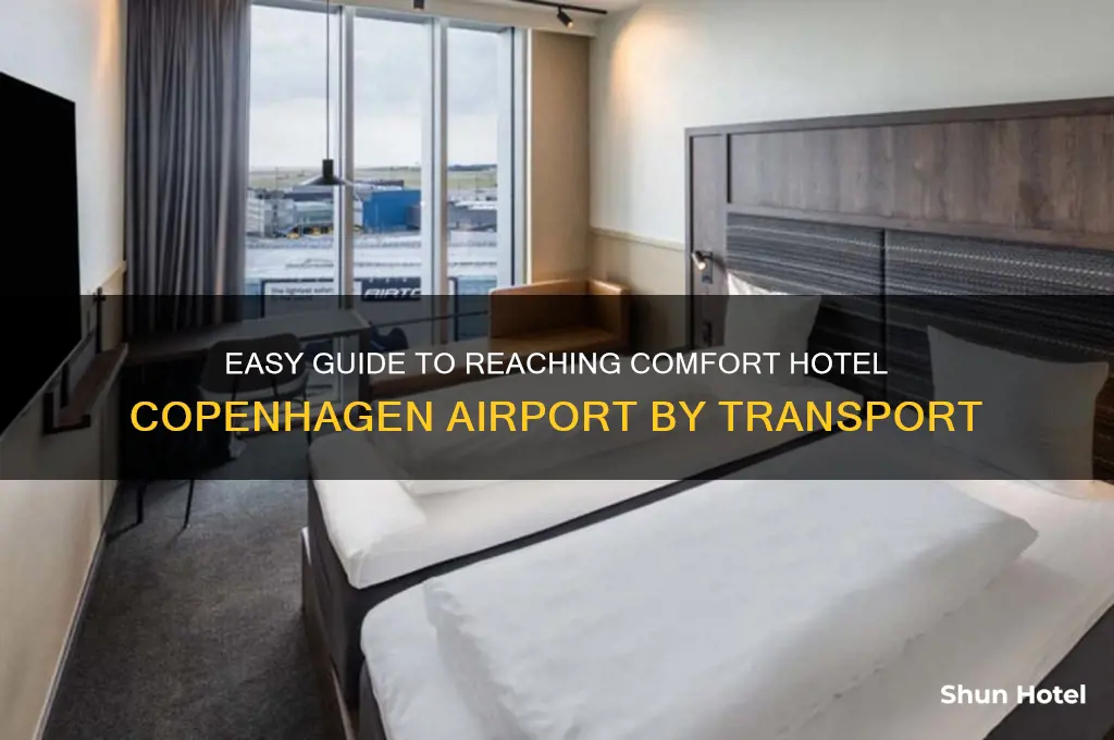 how to get to comfort hotel copenhagen airport
