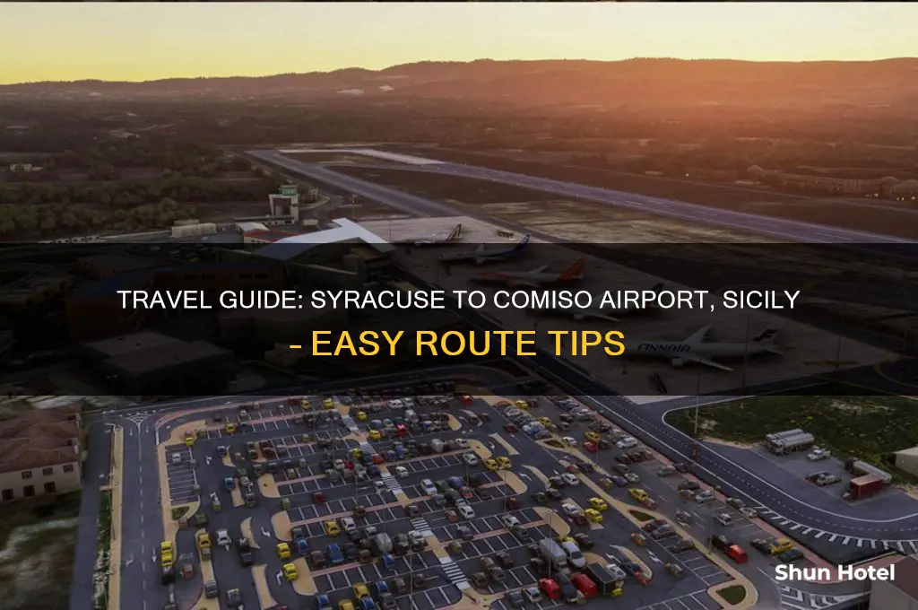 how to get to comisio airport from syracuse sicily
