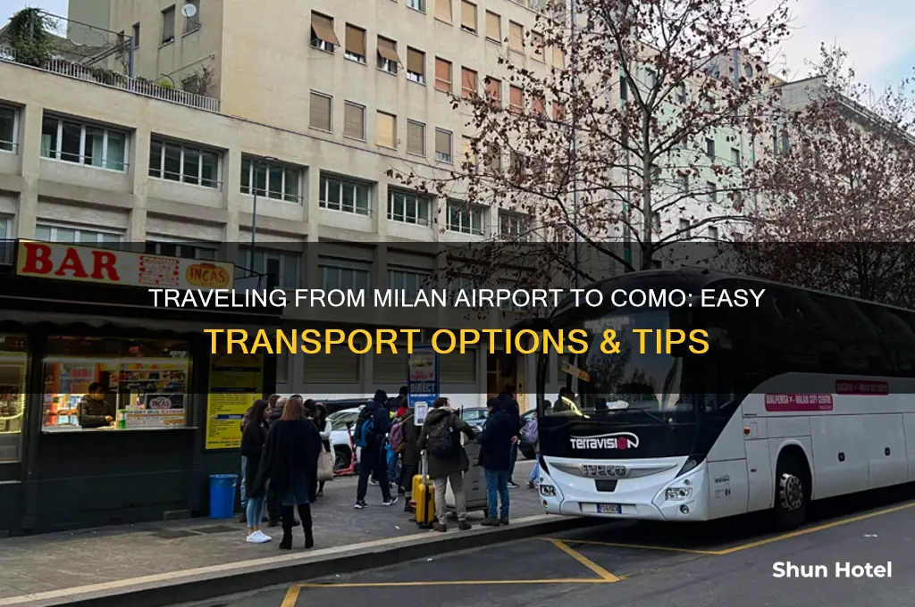 how to get to como from milan airport