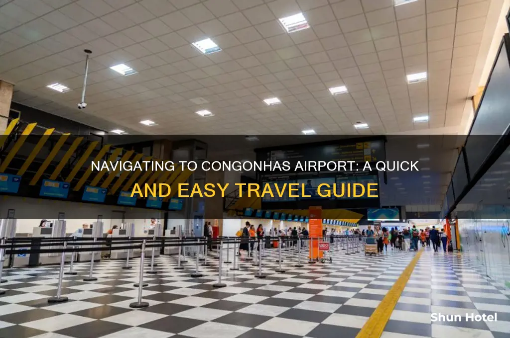 how to get to congonhas airport