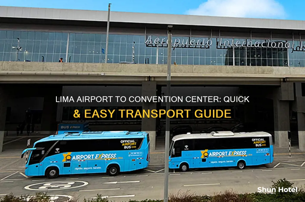 how to get to convention center in lima from airport