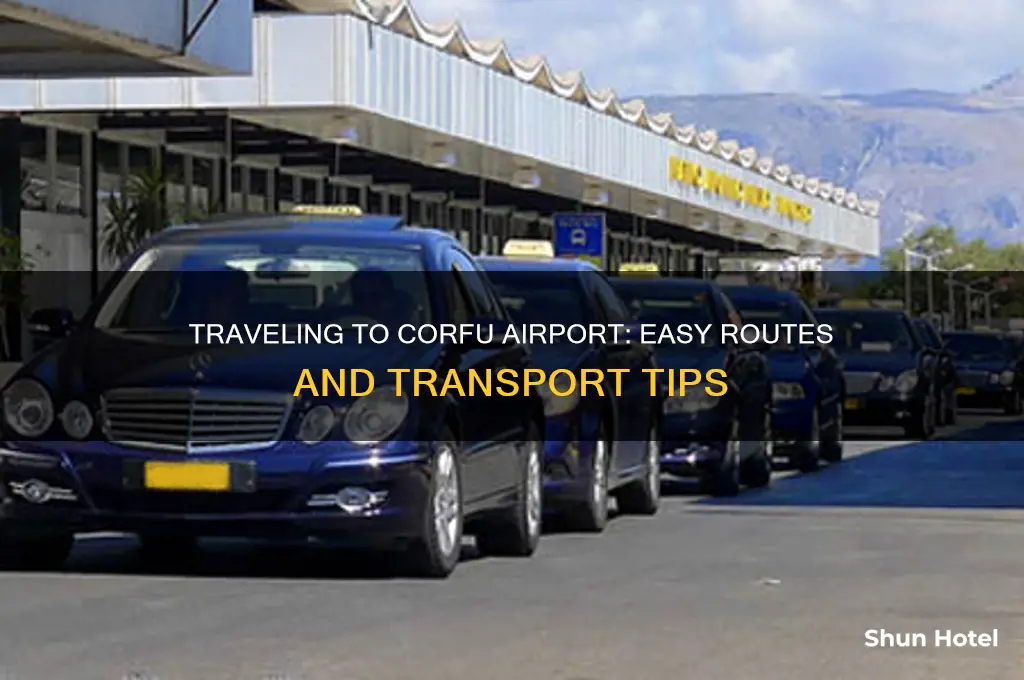 how to get to corfu airport