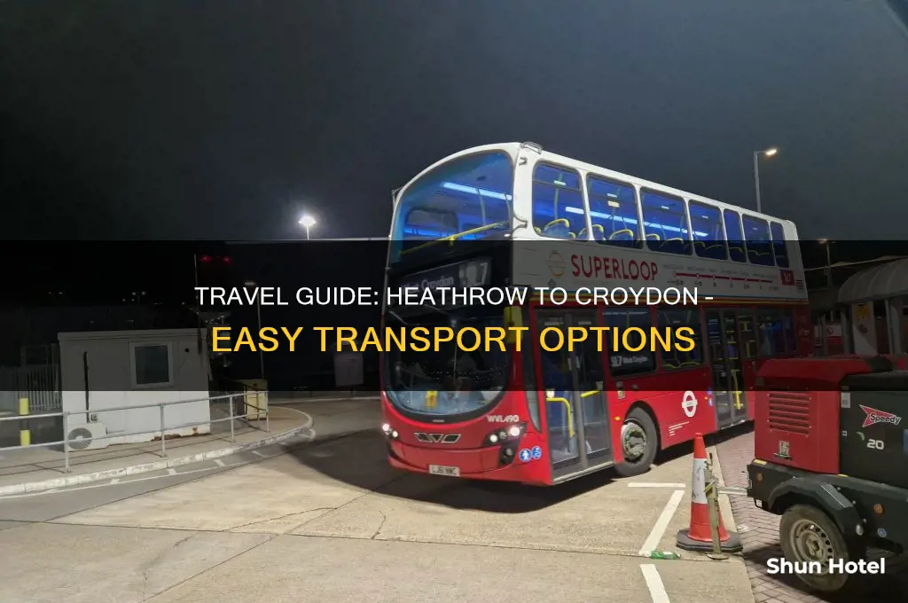 how to get to croydon from heathrow airport